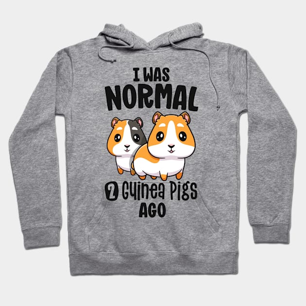 I Was Normal 2 Guinea Pigs Ago Furry Potato Lover Gift Girl Hoodie by 14thFloorApparel